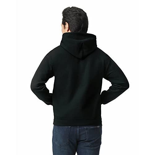 Gildan Adult Fleece Hoodie Sweatshirt, Style G18500, Multipack, Black (1-Pack), X-Large