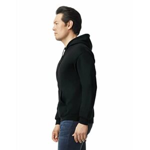 Gildan Adult Fleece Hoodie Sweatshirt, Style G18500, Multipack, Black (1-Pack), X-Large