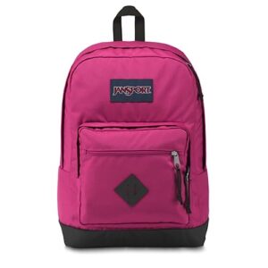jansport city scout bright beet one size