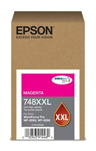 epson t748 durabrite pro -ink high capacity magenta -cartridge (t748xxl320) for select epson workforce printers