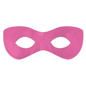 amscan pink superhero fabric eye mask costumes for kids - 2.88" x 8.25" | 1 pc, cosplay accessories & halloween costumes, perfect for kids' dress up & pretend play, party supplies & party favors