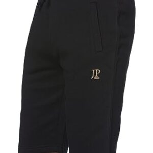 JP 1880 Menswear Big & Tall Plus Size L-8XL JP Logo Comfy Sweat Shorts Black XX-Large 702636 10