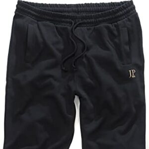 JP 1880 Menswear Big & Tall Plus Size L-8XL JP Logo Comfy Sweat Shorts Black XX-Large 702636 10