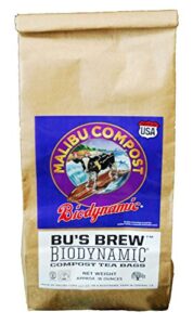 malibu compost hgc715978 biodynamic compost 12 (1ea= 4/pack) hydroponic tea bag, 1 lb