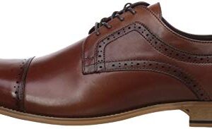 Stacy Adams Men's Dickinson Cap Toe Oxford, Cognac, 11