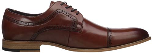 Stacy Adams Men's Dickinson Cap Toe Oxford, Cognac, 11