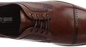 Stacy Adams Men's Dickinson Cap Toe Oxford, Cognac, 11