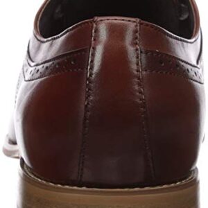 Stacy Adams Men's Dickinson Cap Toe Oxford, Cognac, 11