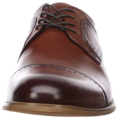 Stacy Adams Men's Dickinson Cap Toe Oxford, Cognac, 11