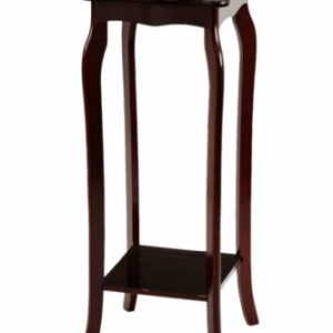 Frenchi Home Furnishing 2 Tier Plant Stand, Mahogany