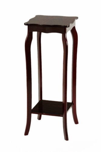 Frenchi Home Furnishing 2 Tier Plant Stand, Mahogany