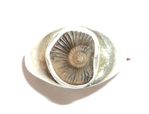 sudarshan shaligram ring in pure silver