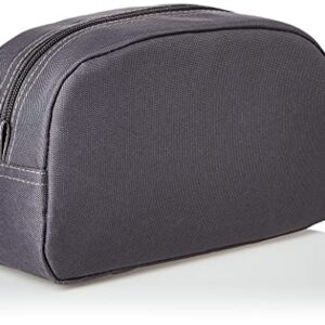 Timberland Men's Toiletry Bag Canvas Travel Kit Organizer, Charcoal, One Size