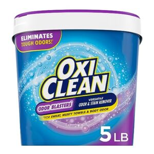 oxiclean odor blasters versatile odor and stain remover powder, 5 lb