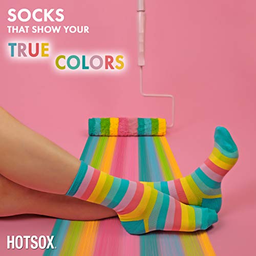 Hot Sox womens Conversation Starter Novelty Casual Fashion Socks Hosiery, Happy Birthday/Black, 4 10 US