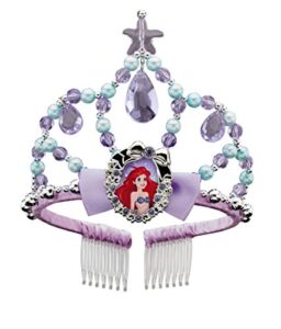 ariel classic disney princess the little mermaid tiara, one size child