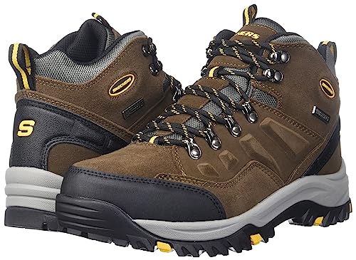 Skechers Men's Relment Pelmo Chukka Boot,Khaki,8.5 M US