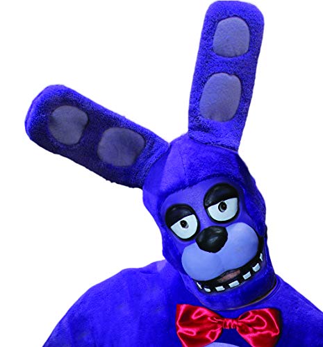 Rubie's mens Freddy's 3/4 Men s Five Nights at Freddy Bonnie 3 4 Mask As Shown One Size, As Shown, One Size US