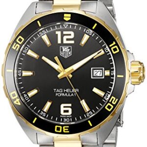 TAG Heuer Men's Formula 1 Swiss-Quartz Watch with Two-Tone-Stainless-Steel Strap, 20 (Model: WAZ1121.BB0879)