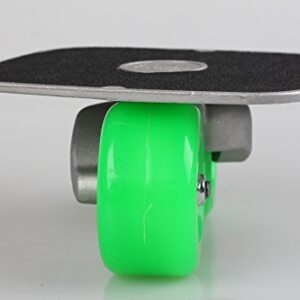 JINCAO Green Portable Roller Road Drift Skates Plate Anti-Slip Board Aluminum Truck with PU Wheels with ABEC-7 608 Bearings