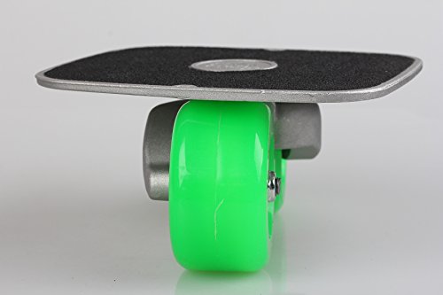 JINCAO Green Portable Roller Road Drift Skates Plate Anti-Slip Board Aluminum Truck with PU Wheels with ABEC-7 608 Bearings