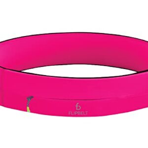 FlipBelt Running & Fitness Workout Belt, Hot Pink, X-Small