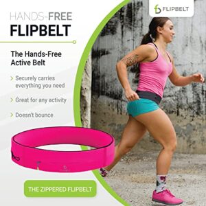 FlipBelt Running & Fitness Workout Belt, Hot Pink, X-Small