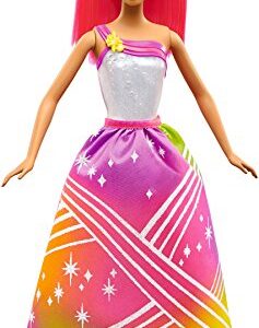 Barbie Rainbow Princess Lights and Sounds African-American Doll