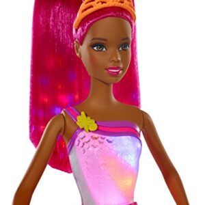 Barbie Rainbow Princess Lights and Sounds African-American Doll