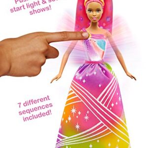 Barbie Rainbow Princess Lights and Sounds African-American Doll