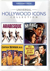 universal hollywood icons collection: gregory peck (arabesque / mirage / captain newman, m.d. / the world in his arms) [dvd]