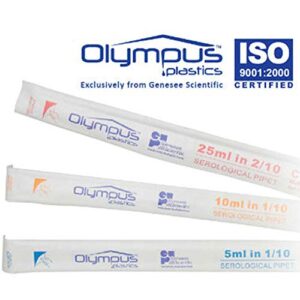 Olympus 5ml Serological Pipets, Bulk, Sterile, 500 Serological Pipettes/Unit