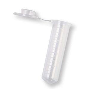olympus 2.0ml microcentrifuge tubes, clear, sterile, polypropylene, boilproof, ster, 1 box of 250 tubes/unit