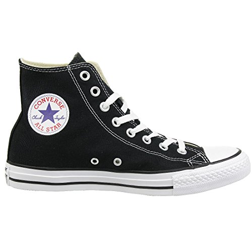 Converse Chuck Taylor All Star Classic High Top Sneakers (US Men 3 / US Women 5, Black/White)