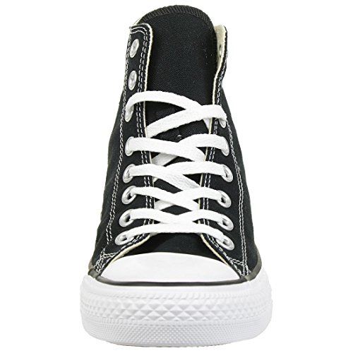 Converse Chuck Taylor All Star Classic High Top Sneakers (US Men 3 / US Women 5, Black/White)