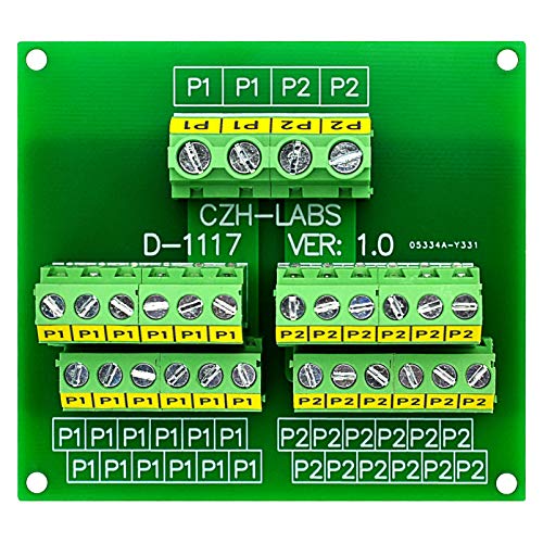 Electronics-Salon Panel Mount 12 Position Power Distribution Module Board.