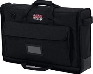 gator cases padded nylon carry tote bag for transporting lcd screens, monitors and tvs between 19" - 24"; (g-lcd-tote-sm)