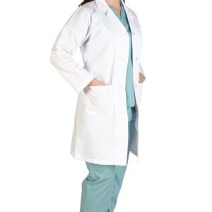 M&M SCRUBS Womens lab Coat - Lab Coat S White