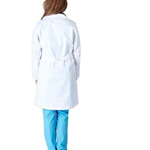 M&M SCRUBS Womens lab Coat - Lab Coat S White