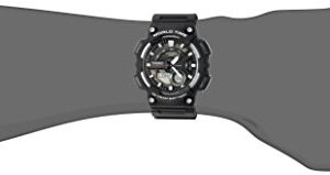 Casio Men's AEQ110W-1AV Analog and Digital Quartz Black Watch