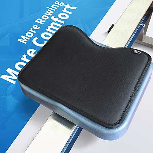 Rowing Machine Seat Cushion fits perfectly over Concept 2 Rower - Rower Seat Cushion Compatible with Hydrow, Concept2 and other Row Machines - Rower Accessories and Seat Pad