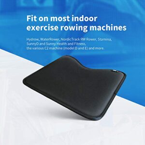 Rowing Machine Seat Cushion fits perfectly over Concept 2 Rower - Rower Seat Cushion Compatible with Hydrow, Concept2 and other Row Machines - Rower Accessories and Seat Pad