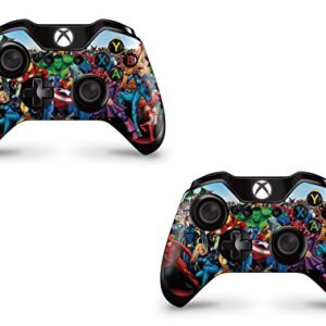 giZmoZ n gadgetZ Superhero Skins for Xbox One Console Decal Vinal Sticker + 2 Controller Set