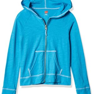 Hanes Girls’ Zip-Up Hoodie, Girls' Full Zip Sweatshirt, Hooded Sweatshirts for Girls, Girls’ Cotton Hoodies