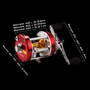 KastKing Rover Round Baitcasting Reel, Right Handed Fishing Reel,Rover60