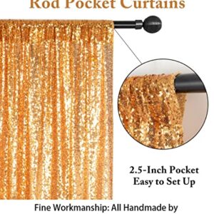 Gold Shimmer Sequin Fabric Photography Backdrop (20FTX10FT)