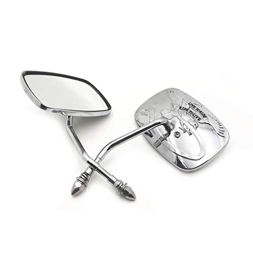 SMT-RearView Mirrors Compatible With H-D street sports chopper cruiser Eagle Spirit Live to Ride Motorcycle [B00WJLZUL2]