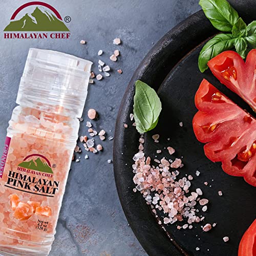 Himalayan Chef Himalayan Pink Salt Grinder-4.2 oz, (5303C)