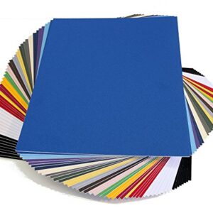 topseller100, Pack of 50 Sheets 8x10 Uncut matboard/mat Boards (Mix)