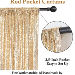 ShiDianYi 8ft X 8ft,Light Gold Sequin Backdrops, Light Gold Sequin Photo Booth Backdrop, Party Backdrops,Wedding Backdrops, Sparkling Photography Prop